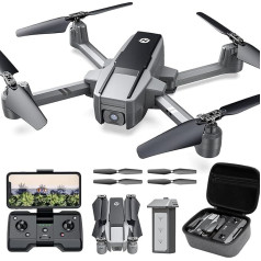 Holy Stone HS440D Drone with Camera 4K for Beginners, GPS Drones with 20 Minutes Long Flight Time, Follow Me, Car Return, 5G FPV Transmission, RC Foldable Drone Complete Set Under 249 g, Professional
