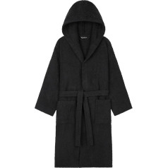 CityComfort Women's Terry Towelling Bathrobe with Hood, Cotton Sauna Bathrobe Ladies, Dressing Gown Women and Teenagers S - XL - Gifts for Women