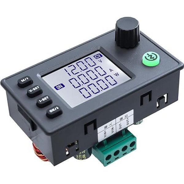 DONGKER DC Power Supply Adjustable Boost Buck Converter Voltage Converter Display Adjustable Voltage Regulator DC 6-36V to DC 0.5-36V 90W 4.5A, with LCD Display, Power Module Regulated Protection 12V