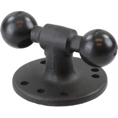 RAM Mounts RAM 2 1/2Inch Dia Base with Double 1Inch Balls, RAM-B-217U (Double 1Inch Balls)