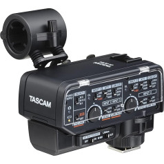 Tascam XLR Microphone Adapter for Mirrorless Cameras with Analog Input (CA-XLR2D-AN)