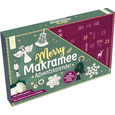 Merry Macrame Advent Calendar: Material for 24 Macrame Projects. With Instruction Book