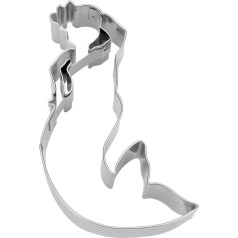 Städter Mermaid Approx. 9.5 cm Stainless Steel Silver, 9.5 x 5 x 1 cm