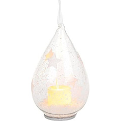 Shudehill Giftware Xmas Candle Teardrop Starts decoration