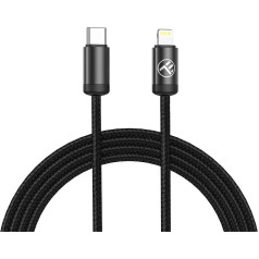 Tellur Minimalist USB-C to Lightning  Cable 3A 1m PD27W Black