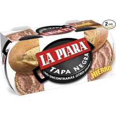La Piara Black Lids - Paté de Pig - 2 x 115g - Total 230g