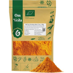 Organic Red Curry Spice Mix Spicy Bombay 150 g Masala Curry Powder Sharp Finely Ground Asian Spice OmVeda Spices