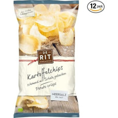 De Rit - Potato Chips Sea Salt - 125 g - Pack of 12
