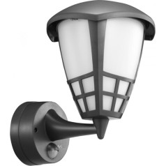 Sienas lampa ar kustības sensoru ip65 mce518gr