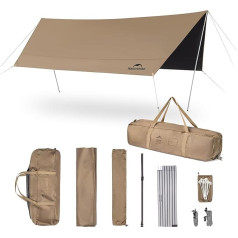 Naturehike Camping Tent Tarp Waterproof Rain Cover Anti-UV Sun Canopy Awning Canopies Awning Gazebo for Outdoor Camping Picnic Festival