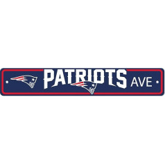 NFL - New England Patriots Team Color Street Sign Decor 4
