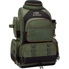 Bassdash Fishing Backpack Water Resistant Lightweight Tactical Bag Fishing Case with Rod Holder and Protective Rain Cover