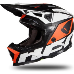 UFO PLAST Echus Helmet Black/Orange/White Matt S