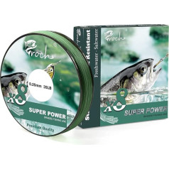 Braided Fishing Line 8-Way 300 m / 500 m / 1000 m Strong PE Line Colourfast 0.1-0.3 mm 14-45 lb