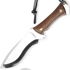 Perkin Knives Hunting Knife Fixed with Leather Sheath