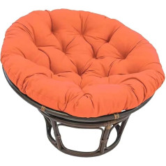 HRTS Papasan Chair Cushion, Outdoor Fabric Swing Rattan Chair Cushion, Papasan Seat Cushion for Hanging Chair, Round Papasan Armchair, Upholstered Seat Cover for Garden Furniture Chair Cushion, J, 80