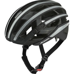 Alpina Road Ravel Bicycle Helmet Size 51-59 cm Black Gloss
