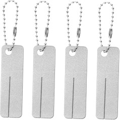 Sosoport 20 STK Messerschärfer Schleifwerkzeug für Angelhaken Fischhaken-Schärffeile Angelhakenfeile Werkzeug Outdoor Tool anglerzubehör tragbares Schleifwerkzeug Angelhakenschärfer Diamant