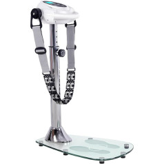 Full Body Vibration Platform with Massage Belt, Speed Adjustable - Standing Full Body Fitness Machine for Weight Loss and Fat Burning, Display