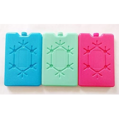 Ice Bag Brick Freezer Blocks | Reusable | for Cooler Bag, Travel, Picnic, Camping, Lunch Box (Any Random Color)