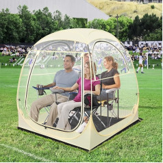 Eapele Sports Tent, Instant Pop Up Tent, 160 x 160 x 160 cm H for Outdoor Use, Clean Bubble Tent, Provides Rain or Sun Tent Protection for Sporting Events, Camping, Fishing, Cheering and