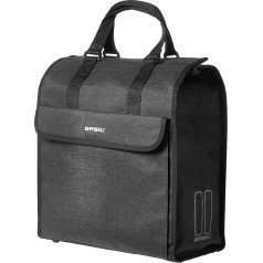 Basil B.V. 291032 - reflektierende wasserdichte fahrradtasche hinten mit klappenverschluss mira 18l
