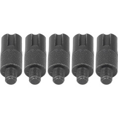 Fishing Quick Release Adapter, 5-Piece Fishing Quick Release Adapter Carp Rod Pot Bank Sticks Connector for Bite Alarms Other Fishing Tools and Accessories
