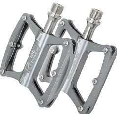 TiTo Titanium Bicycle Pedals with Aluminium Alloy Bicycle Foot Pedals and Titanium Axle Lightweight Non-Slip Road Bike Pedals for Road Bike City Bike E-Bike or Mountain Bike