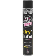 MUCOFF Muc-Off Chain Lubricant Dry PTFE 750 ml, Workshop Size Lubricant, Black, 750 ml