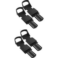 MILISTEN 2 Pairs of Rowing Machine Pedals Bicycle Seat Rowing Fitness Equipment Sports Accessories Travel Accessories Foot Pedal Made of Plastic Pedal for Rowing Machines for Indoor Use Plastic