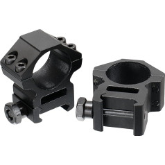 AccuShot Picatinny/Weaver Medium Profile 2-piece 1-inch Rings by UTG