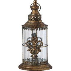 NZpost Kandelaber-Kerzenständer, Retro-Schmiedeeisen-Windlampen-Kerzenhalter, Kerzenhalter, geeignet für Abendessen, Wohnzimmer, Küche (A)