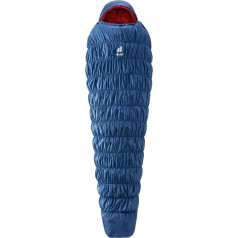 deuter Exosphere -10° L - Large Synthetic Fibre Sleeping Bag, Steel-Fire