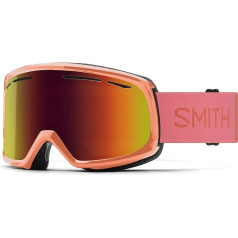 Smith Optics Drift Coral 22 Ski Snowboard Goggles Red Sol-X Mirror