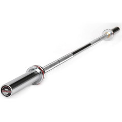 Diamond Olympic Barbell Bar 150/180/220 cm Power Training [Maximum Load 330 kg] Olympic Hole 50 mm Non-Slip Handle