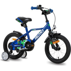 Hiland Adler 12 14 16 Inch Children's Bicycle for Boys 2 3 4 5 6 7 Years with Stabilisers Handbrake Backpedal Brake Children's Bike Children's Bicycle