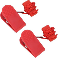 VBESTLIFE Safety Key Treadmill, Pack of 2 Treadmill Safety Key Treadmill Magnetic Safety Switch Fitness Replacement (20 x 35 mm Models)