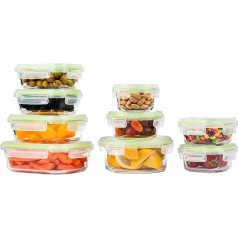 Home Fleek - Glass Food Storage Containers Airtight BPA Free