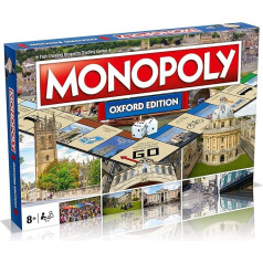 Winning Moves Oxford Monopoly Board Game, Go Ahead on the Board and Act Yourself to Success, Gift for Children Aged 8+