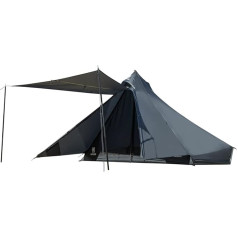OneTigris Tetra Ultralight Teepee Tent for 1-2 People, Hiking Pole Tent, Camping Tent, Waterproof 3 Seasons, Ideal for Camping, Outdoor, Backpacking