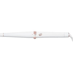 T3 SinglePass Wave 32-19mm - Professional Tapered Styling Wand with 5 Temperature Levels and Special Ceramic Blend Attachment for Shiny, Long Lasting Waves