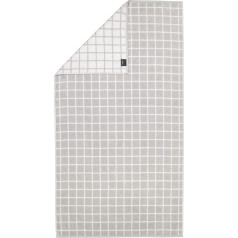 Cawö Home Towels Zoom Karo 123 Platinum 76 Bath Towel 80 x 150 cm