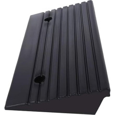 Set of 2 Rubber Kerb Ramps, Access Ramps, Rubber Ramps, Damping Ramp, Door Threshold Ramp, for Car, Motorcycle, Wheelchair, Walker