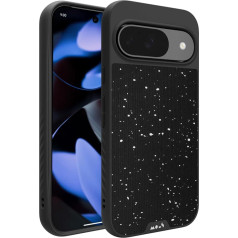 Mous Case for Google Pixel 9 MagSafe Compatible Case - Limitless 5.0 - Speckled Black Fabric - Mobile Phone Case Pixel 9 - Protective Case