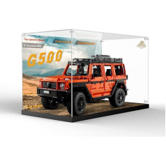 cooldac Acrylic Display Case Compatible with Lego Technic 42177 Mercedes-Benz G 500 Professional Line, Dustproof Transparent HD Backdrop Display Case Compatible with Lego 42177 Model (Box Only, No