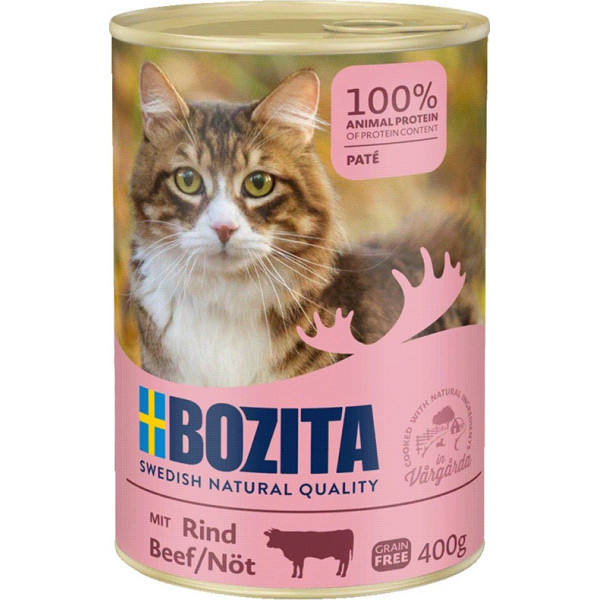 Bozita liellopa gaļas pastēte - mitrā kaķu barība - 400g