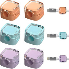 Magnetic Cable Clips, 6Pcs Kabelhalter Selbstklebend, Kabel Organizer Selbstklebend, Kabelhalter Kabelclips für Schreibtisch, Nachttisch, Ladekabeln