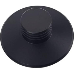 Alnicov Aluminum Record Weight Stabilizer Vinyl Record Weight Clamp LP Vinyl Record Player Metal Disc Stabilizer Home Audio Turntable for Turntable CD Player