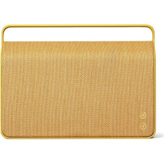 Vifa Copenhagen 2.0 – WiFi & Bluetooth Lautsprecher | tragbare, kabellose Musikbox | Preisgekröntes Skandinavisches Design | Individuelles Ein-Klick Klangerlebnis - Sandgelb