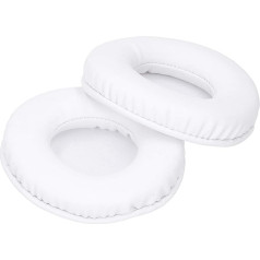 Headphone Ear Pads, Replaceable Memory Foam Cushion Headset Ear Pads Earmuffs Replacement Earphone Cover for ATH-WS70 / ATH-WS77 / ATH-WS99 / for Sony MDR-V55 / MDR-V500 / MDR-7502(White)